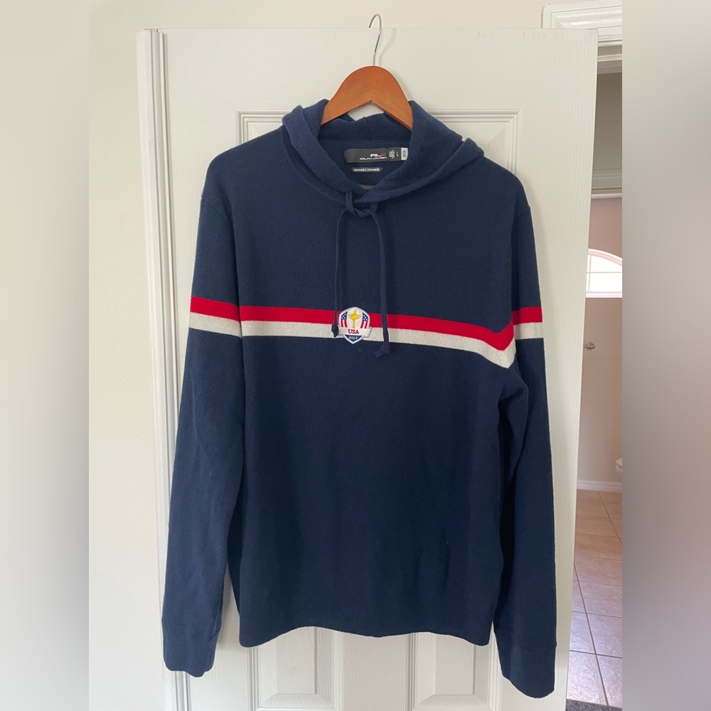 Ralph Lauren RLX US 2023 Ryder Cup Men’s Large New Cashmere Sweater